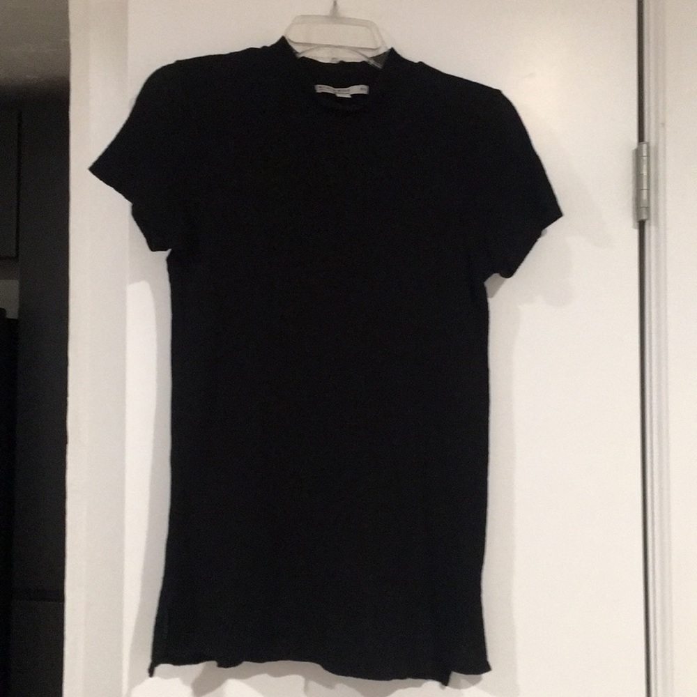 Anthropologie mock neck t shirt